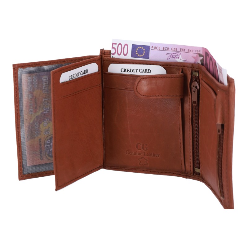 Genuine Leather CG17Z Ανδρικό Πορτοφόλι Δερμάτινο