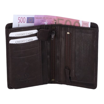 Genuine Leather CG81 Ανδρικό Πορτοφόλι Δερμάτινο