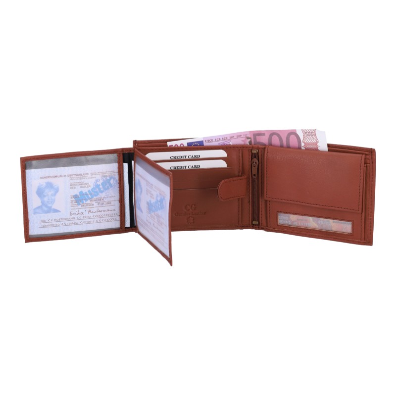 Genuine Leather 027 Ανδρικό Πορτοφόλι Δερμάτινο Genuine Leather 027 Ανδρικό Πορτοφόλι Δερμάτινο