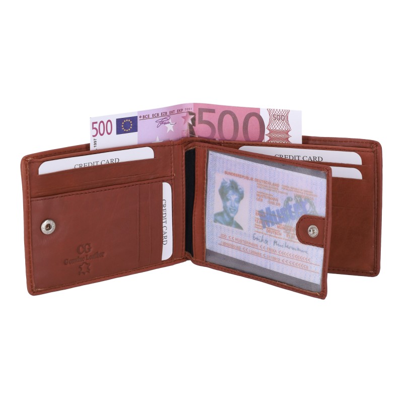 Genuine Leather CG249 Ανδρικό Πορτοφόλι Δερμάτινο