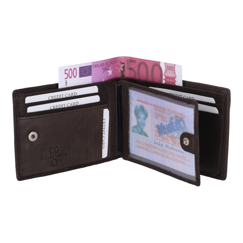Genuine Leather CG249 Ανδρικό Πορτοφόλι Δερμάτινο