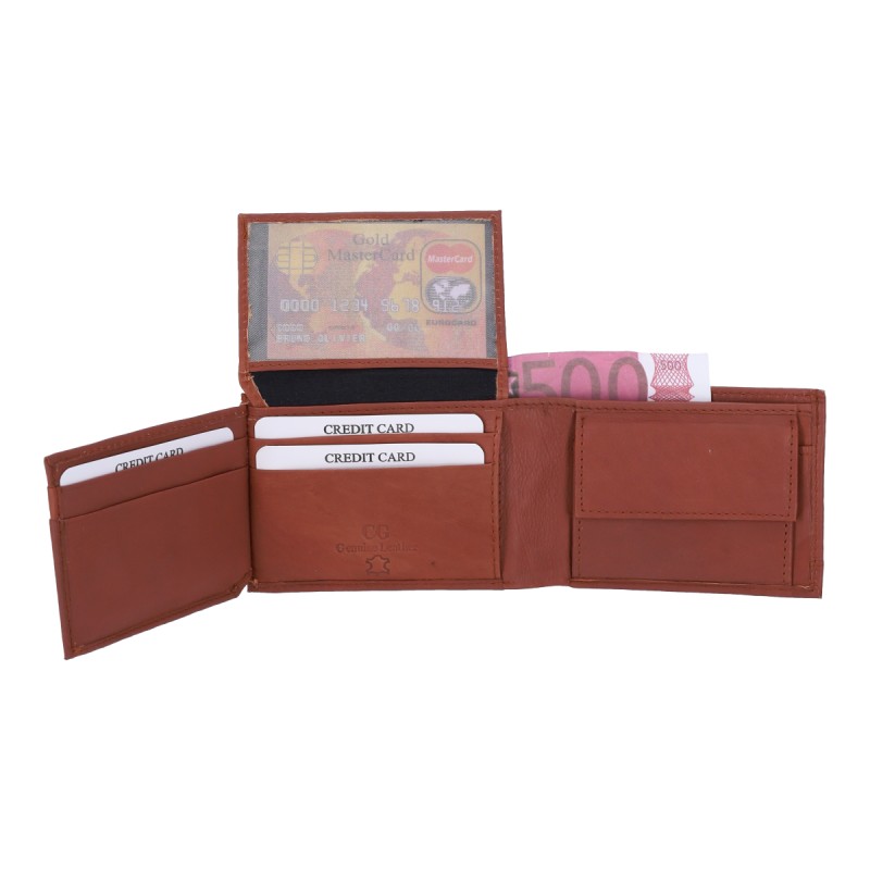 Genuine Leather Ανδρικό Πορτοφόλι C076-B Δερμάτινο Genuine Leather Ανδρικό Πορτοφόλι C076-B Δερμάτινο