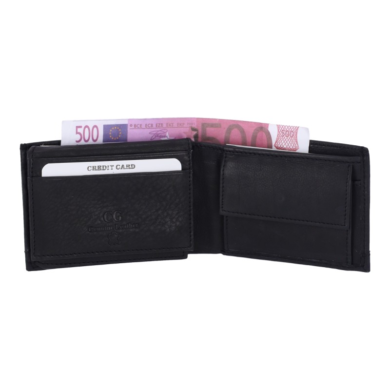 Genuine Leather Ανδρικό Πορτοφόλι C076-B Δερμάτινο Genuine Leather Ανδρικό Πορτοφόλι C076-B Δερμάτινο