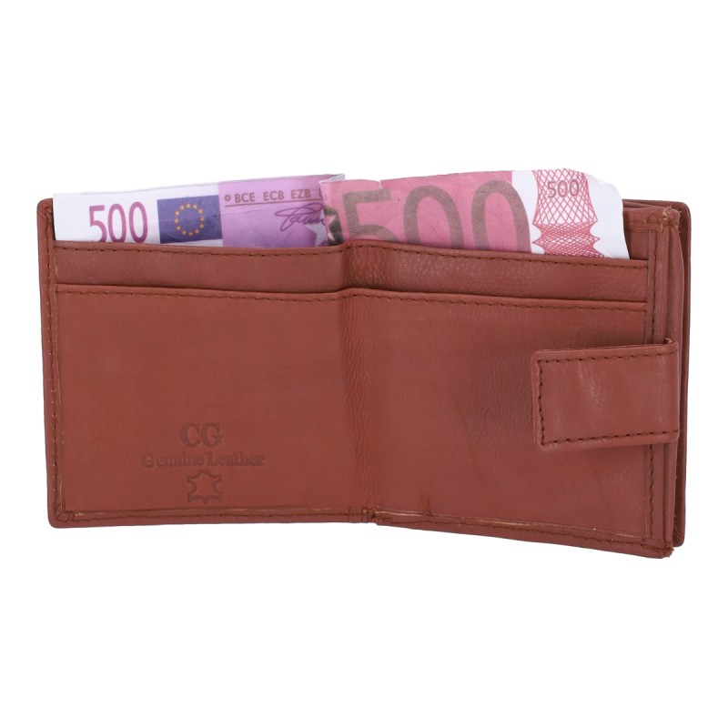 Genuine Leather CG248 Μικρό Ανδρικό Πορτοφόλι Δερμάτινο