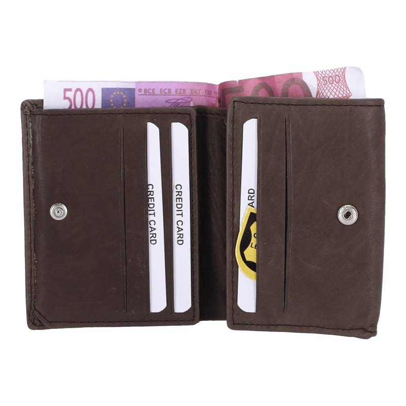 Genuine Leather CG301 Ανδρικό Πορτοφόλι Καρτών Δερμάτινο
