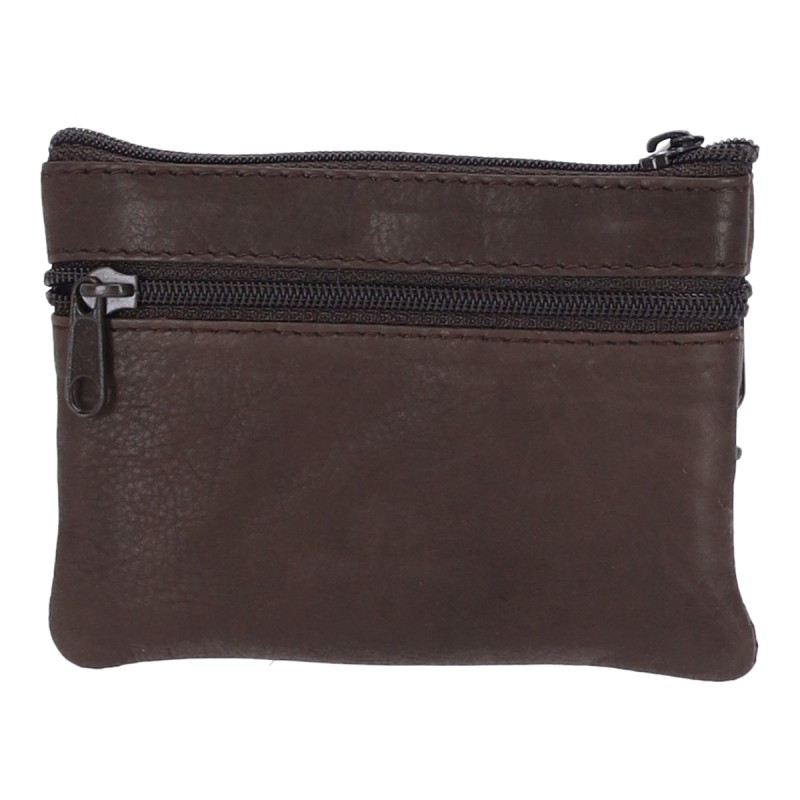 Genuine Leather CG221 Ανδρικό Πορτοφόλι με Φερμουάρ Δερμάτινο