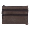 Genuine Leather CG221/B  Ανδρικό Πορτοφόλι με Φερμουάρ Δερμάτινο