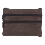 Genuine Leather CG221/B  Ανδρικό Πορτοφόλι με Φερμουάρ Δερμάτινο
