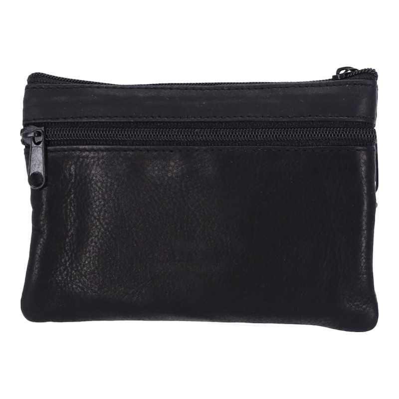 Genuine Leather CG221/B  Ανδρικό Πορτοφόλι με Φερμουάρ Δερμάτινο