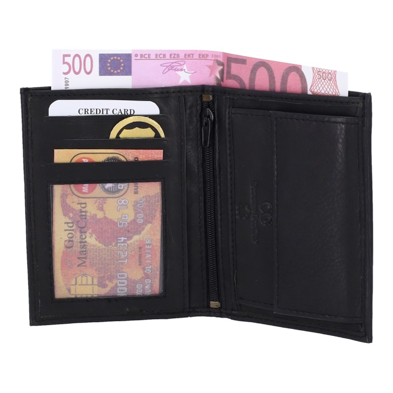 Genuine Leather Ανδρικό Πορτοφόλι CG242 Κάθετο Δερμάτινο Genuine Leather Ανδρικό Πορτοφόλι CG242 Κάθετο Δερμάτινο