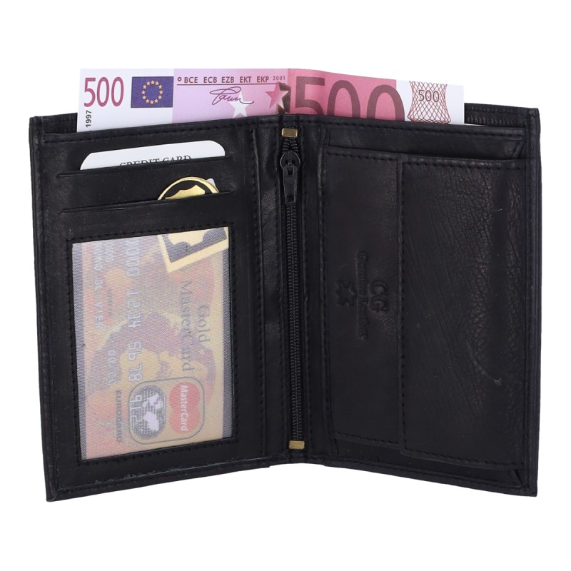 Genuine Leather Ανδρικό Πορτοφόλι CG243 Κάθετο Δερμάτινο Genuine Leather Ανδρικό Πορτοφόλι CG243 Κάθετο Δερμάτινο