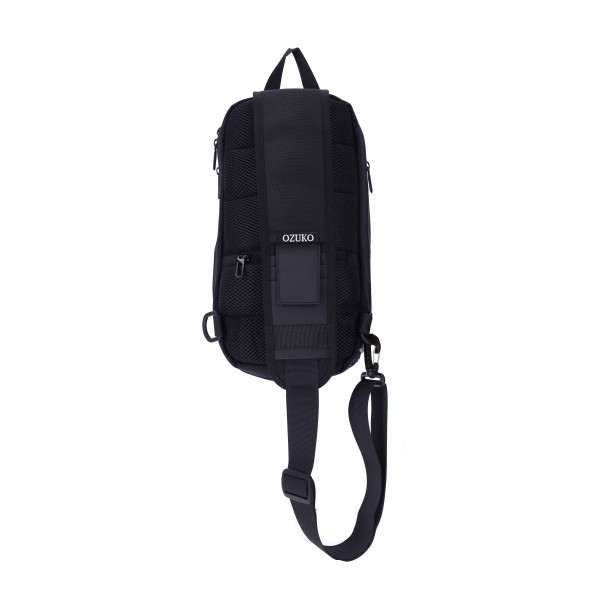 Ozuko Ανδρική Αντικλεπτική Αδιάβροχη Τσάντα Θώρακα Με USB Φόρτιση