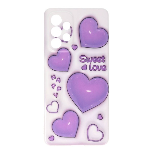 Fashion Case Back Cover Θήκη Σιλικόνης Με Σχέδιο Καρδιές (Samsung Galaxy A53 5G) Είδη Τεχνολογίας