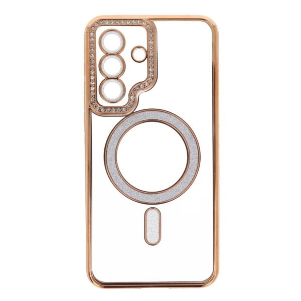 Oba Style Back Cover Θήκη Σιλικόνης Με Τζαμάκι Κάμερας, Magsafe, Στρασάκια Και Γκλίτερ (Samsung Galaxy A57) Είδη Τεχνολογίας