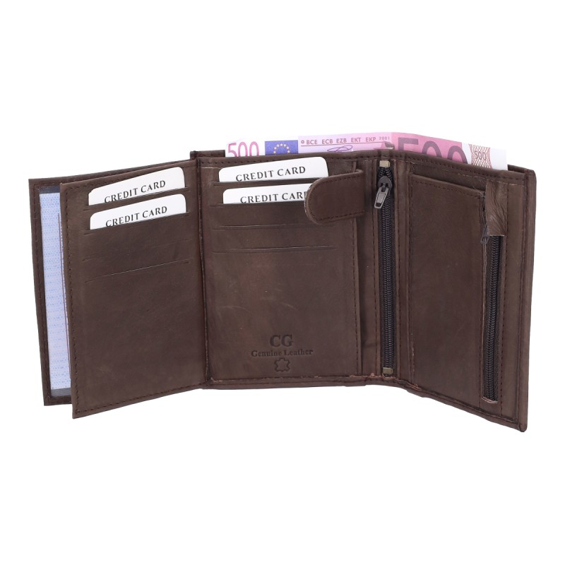 Genuine Leather CG39 Ανδρικό Πορτοφόλι Δερμάτινο