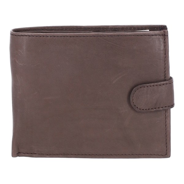 Genuine Leather CG105 Ανδρικό Πορτοφόλι Δερμάτινο Με Κούμπωμα