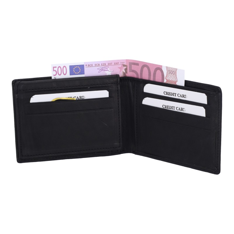 Genuine Leather CG296 Ανδρικό Πορτοφόλι Καρτών Δερμάτινο