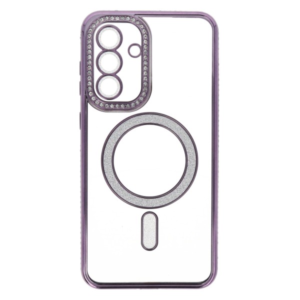 IRIS Back Cover Θήκη Σιλικόνης Με Τζαμάκι Κάμερας, Magsafe, Στρασάκια Και Γκλίτερ (Samsung Galaxy A36 & Samsung Galaxy A37) Είδη Τεχνολογίας