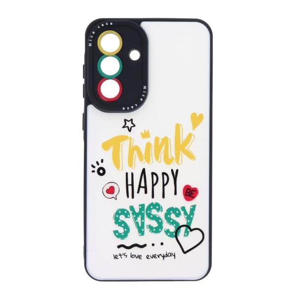 Cookover Back Cover Θήκη Με Σχέδιο Think Happy (Samsung Galaxy A36 & Samsung Galaxy A37) Είδη Τεχνολογίας