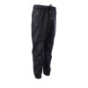 OEM Leather Pants With Rubber Bottom In Black Color