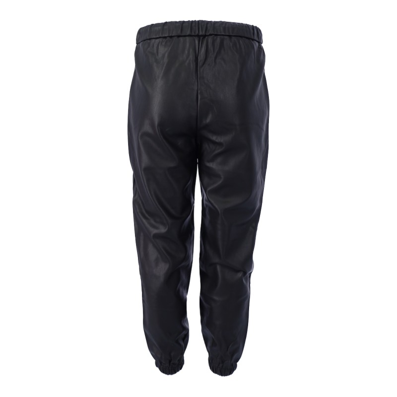 OEM Leather Pants With Rubber Bottom In Black Color