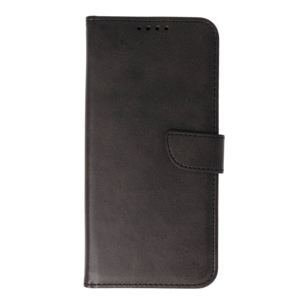 Book Wallet Θήκη Πορτοφόλι Δερματίνης Μαύρο (Samsung Galaxy A22 4G)