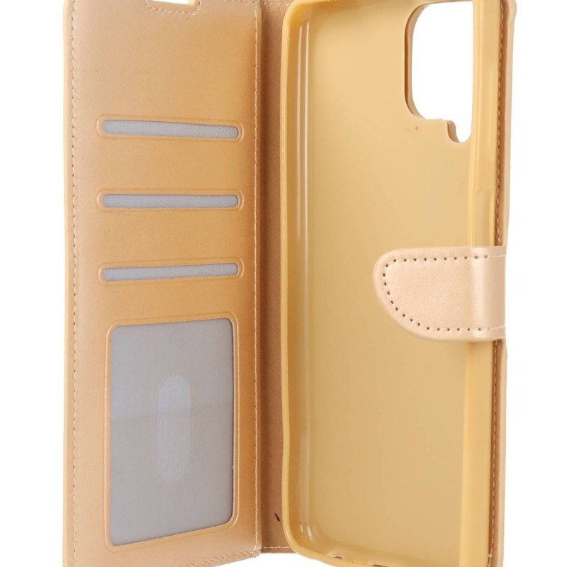 Θήκη Βιβλίο Book Wallet Με Μαγνητικό Κούμπωμα Χρυσό (Samsung Galaxy A22 4G)