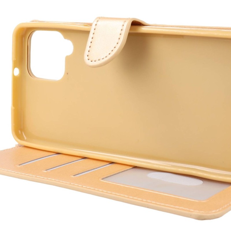 Θήκη Βιβλίο Book Wallet Με Μαγνητικό Κούμπωμα Χρυσό (Samsung Galaxy A22 4G)