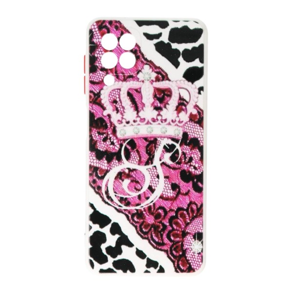 Back Cover Θήκη Σιλικόνης Με Σχέδιο Στέμμα (Samsung Galaxy A22 4G)