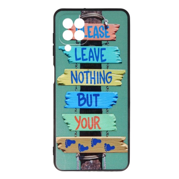 Cookover Back Cover Θήκη Με Σχέδιο Ταμπέλες (Samsung Galaxy A22 4G)