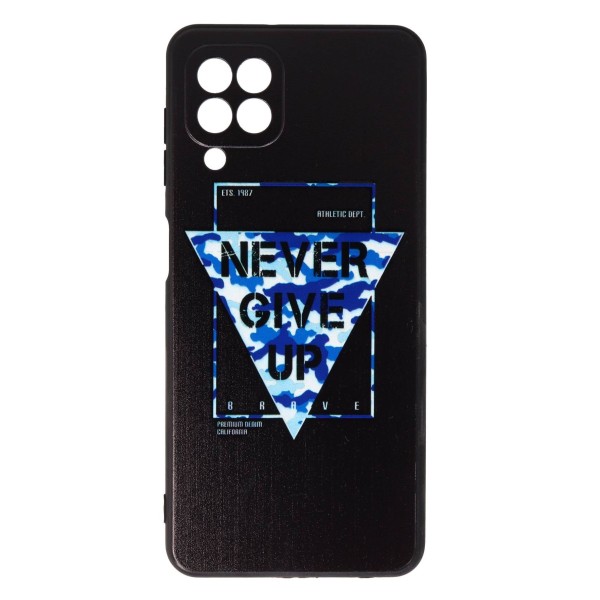 Cookover Back Cover Θήκη Με Σχέδιο Never Give Up (Samsung Galaxy A22 4G)