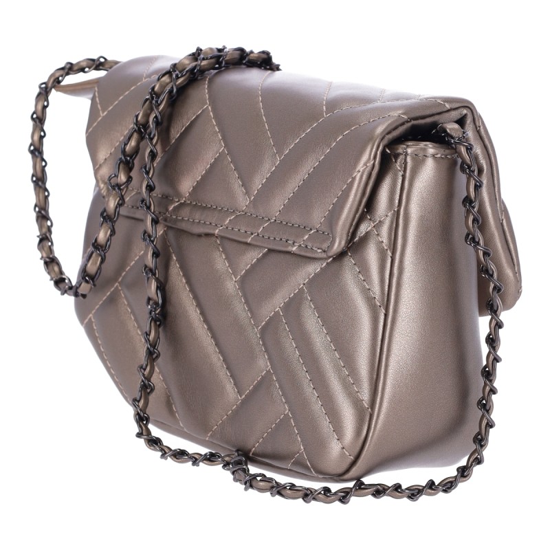 Bag To Bag Γυναικεία Τσάντα Μικρή Καπιτονέ Με Μαγνητικό Κούμπωμα