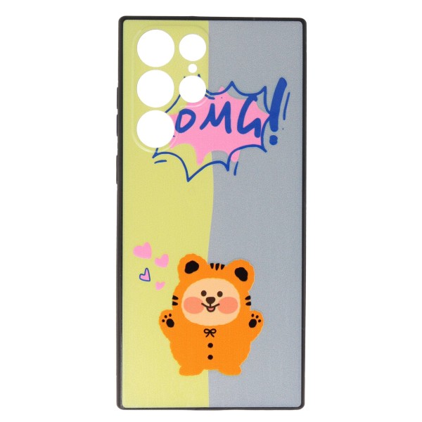 Cookover Back Cover Θήκη Με Σχέδιο OMG (Samsung Galaxy S22 Ultra)