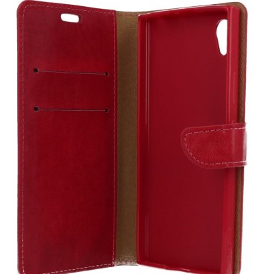 Θήκη Book Wallet Με Μαγνητικό Κούμπωμα Φούξια (Sony Xperia XA Ultra)