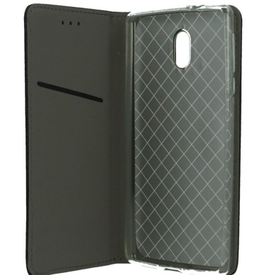 Θήκη Magnet Book Δερματίνης Μαύρο (Nokia 3)