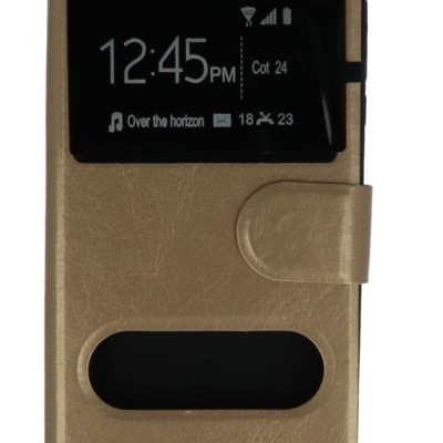 Θήκη Book Με Δυνατότητα Απάντησης Και Call Display Χρυσό (Nokia 3)