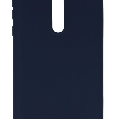 Back Cover Θήκη Σιλικόνης Ματ Σκούρο Μπλε (Nokia 5)