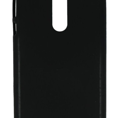 Back Cover Θήκη Σιλικόνης Ματ Μαύρη (Nokia 5)