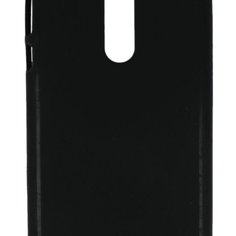 Back Cover Θήκη Σιλικόνης Ματ Μαύρη (Nokia 5)