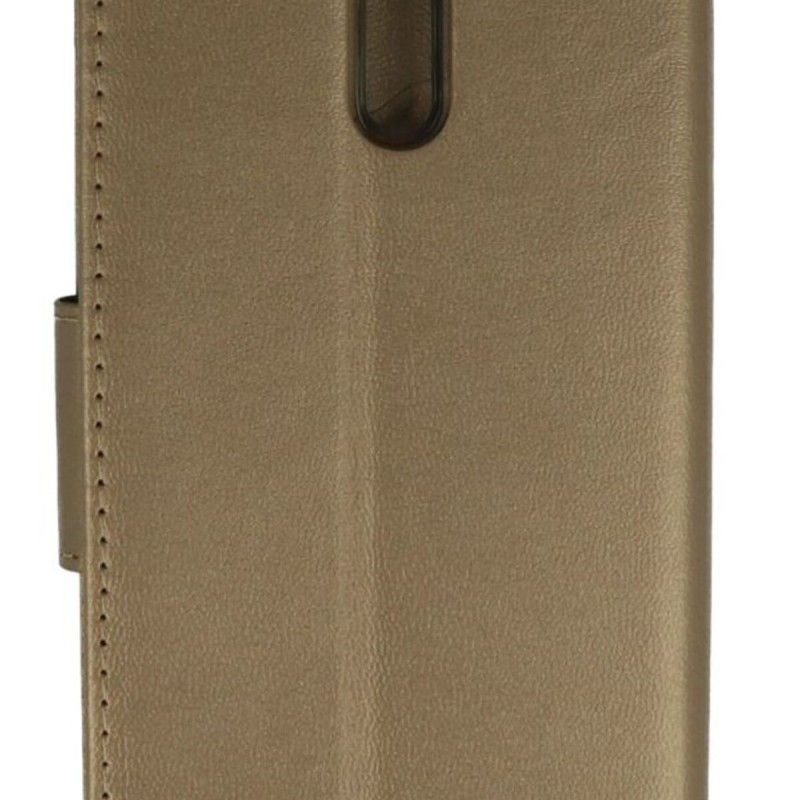 Newtop Θήκη Book Wallet Πορτοφόλι Χρυσό (Nokia 6)