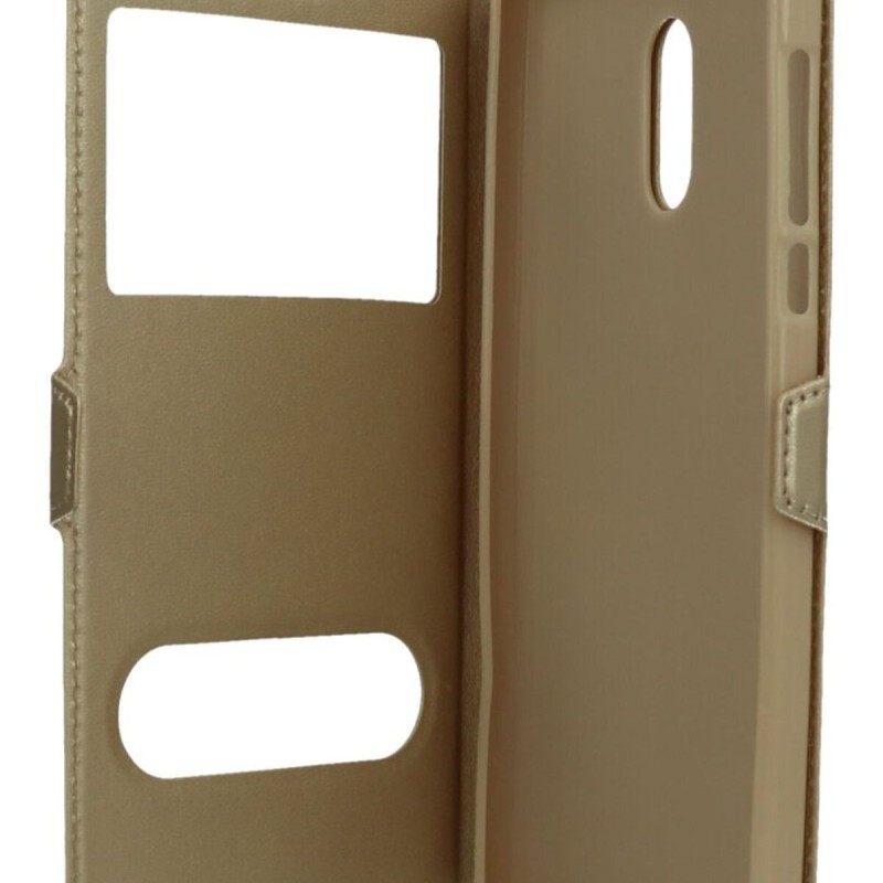 Oba Style Θήκη Book Με Call Display Και Δυνατότητα Απάντησης Χρυσό (Nokia 6)