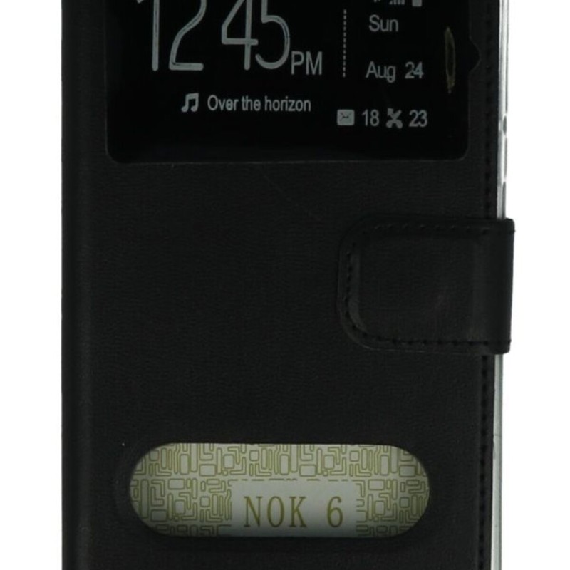 Θήκη Book Με Call Display Και Δυνατότητα Απάντησης Μαύρο (Nokia 6)