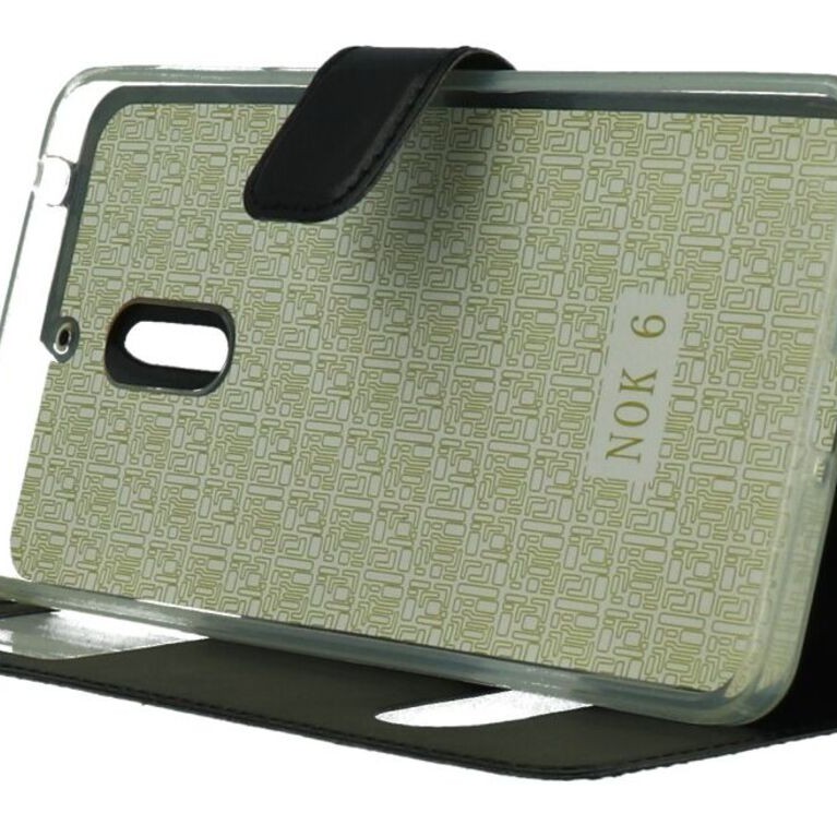 Θήκη Book Με Call Display Και Δυνατότητα Απάντησης Μαύρο (Nokia 6)