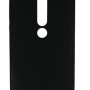 Back Cover Θήκη Σιλικόνης Ματ Μαύρη (Nokia 6.1)