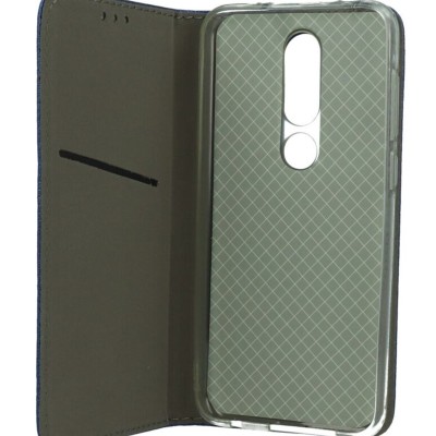 Θήκη Magnet Book Δερματίνης Μπλε (Nokia 6.1 Plus)