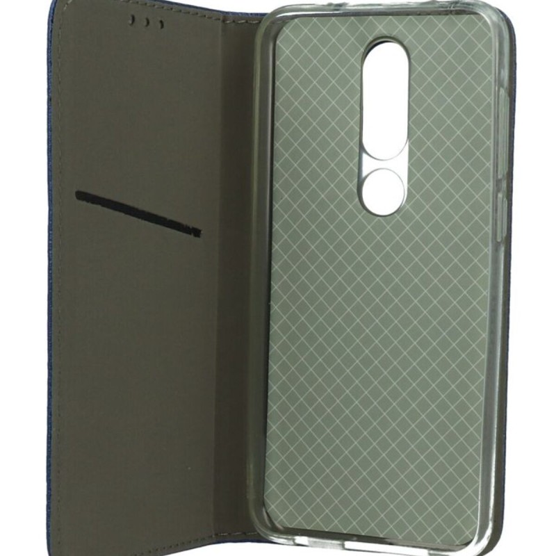 Θήκη Magnet Book Δερματίνης Μπλε (Nokia 6.1 Plus) Θήκη Magnet Book Δερματίνης Μπλε (Nokia 6.1 Plus)