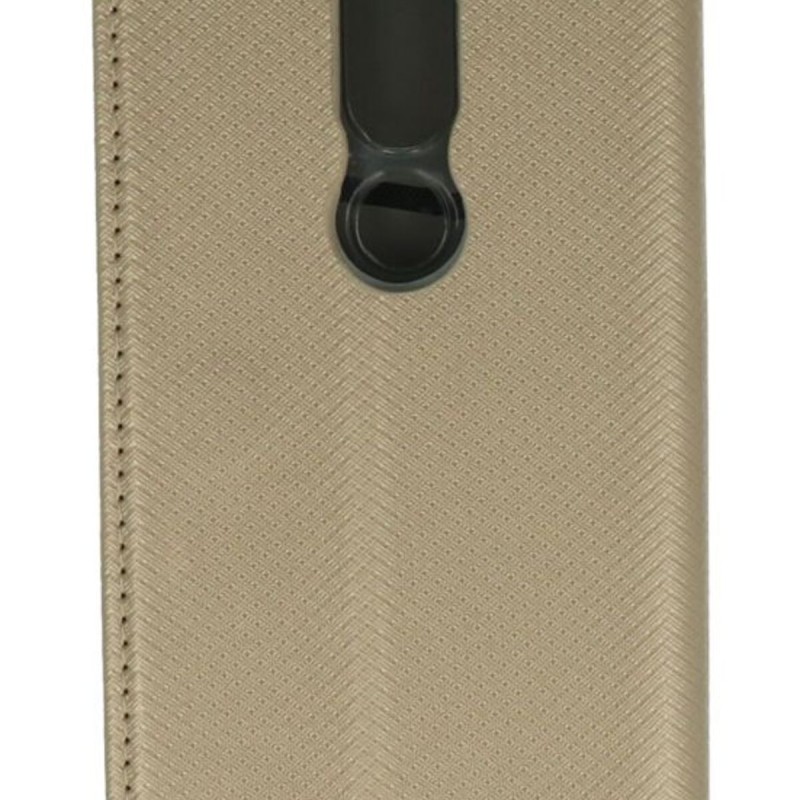 Magnet Book Δερματίνης Χρυσό (Nokia 6.1 Plus)
