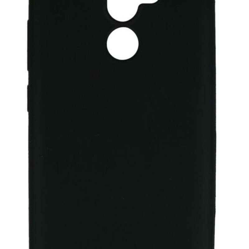 Back Cover Θήκη Σιλικόνης Ματ Μαύρη (Nokia 7 Plus)