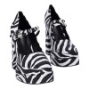 Mia Shoes Γυναικείες Γόβες με Χοντρό Τακούνι και Σχέδιο "Zebra" Mia Shoes Γυναικείες Γόβες με Χοντρό Τακούνι και Σχέδιο "Zebra"
