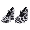 Mia Shoes Γυναικείες Γόβες με Χοντρό Τακούνι και Σχέδιο "Zebra" Mia Shoes Γυναικείες Γόβες με Χοντρό Τακούνι και Σχέδιο "Zebra"